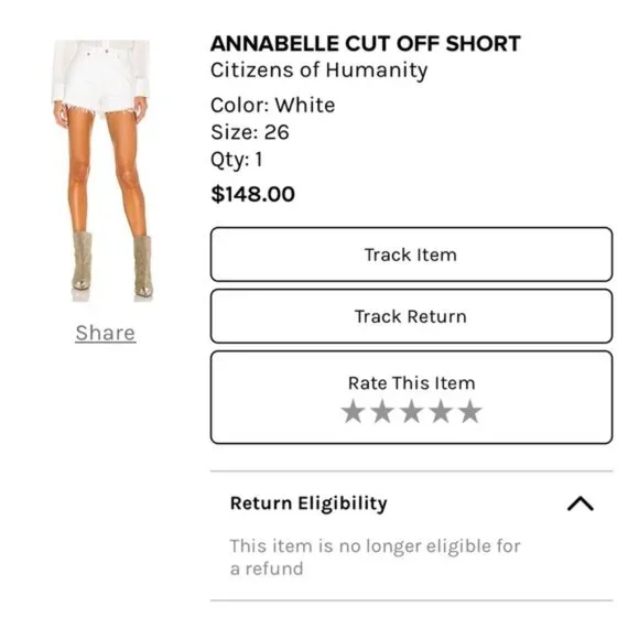 ANNABELLE CUT OFF SHORTCitizens of Humanity